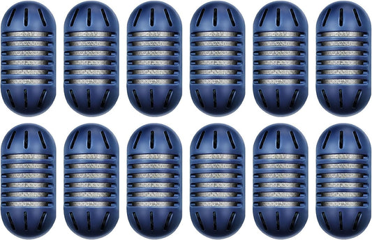 12 Pack Demineralization Cartridge Compatible with Homedics Ultrasonic Humidifiers, Filters Mineral Deposits, Prevents Hard Water Build-Up, Purifies Water, Eliminates White Dust and Odor